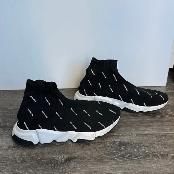 Yellow Balenciaga Speed 43 Balenciaga Speed Trainer Socks Logo All 